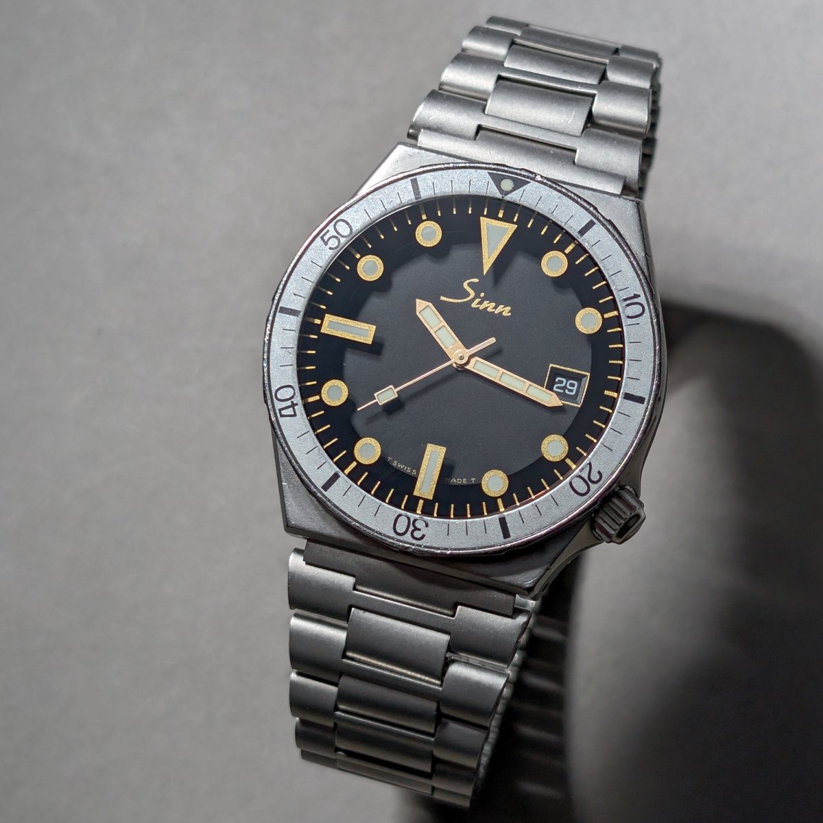 Sinn 809 AUT Automatic NSA Bracelet Wristwatch