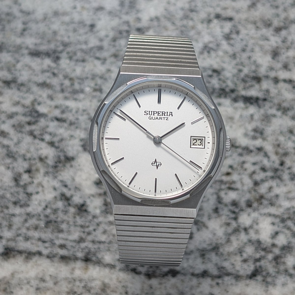 Superia - Integrated Bracelet - White Dial