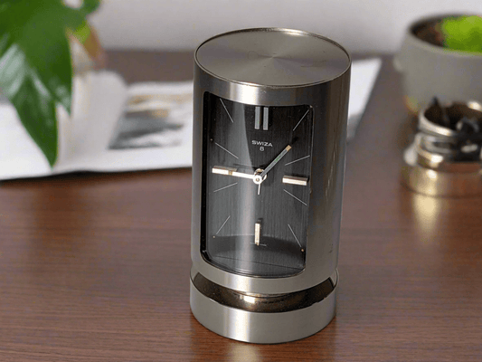 Swiza 8 Days Desk Alarm Clock - 60s