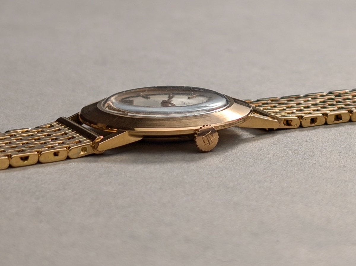 Tissot Disco Volante 18K Gold 1964 Ref 17063 Wristwatch