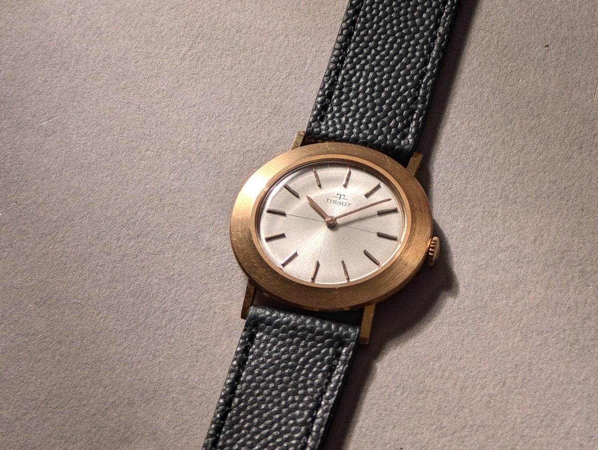 Tissot Disco Volante 18K Gold 1964 Ref 17063 Wristwatch