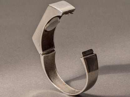 Tissot Sterling Silver Cuff Watch Vintage Wristwatch