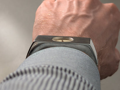 Tissot Sterling Silver Cuff Watch Vintage Wristwatch