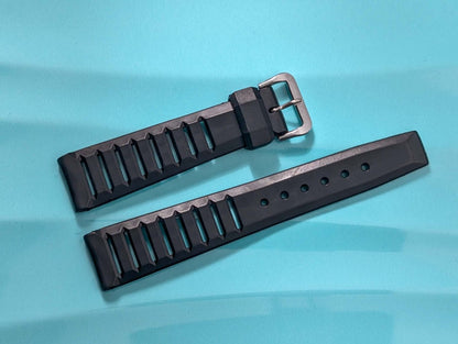 Tropic 2000 Strap Black Rubber 20 mm 24020 Strap / Bracelet