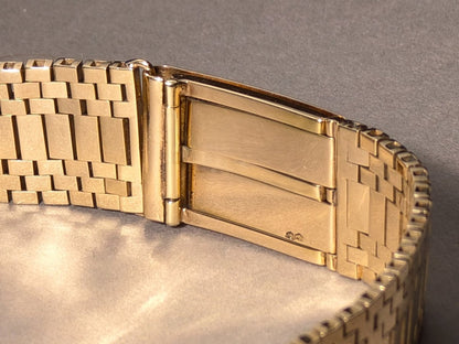 Vintage 14k Gold Watch Bracelet 18 mm Spring Clasp Strap / Bracelet