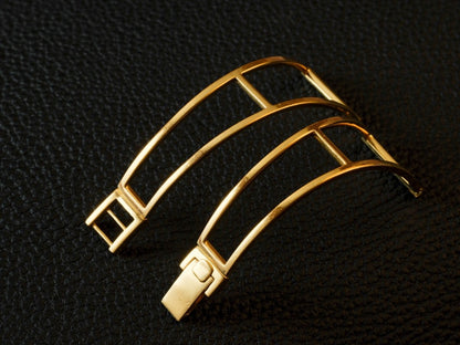 Vintage 18 mm Bangle Watch Bracelet 18K Gold