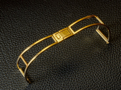 Vintage 18 mm Bangle Watch Bracelet 18K Gold
