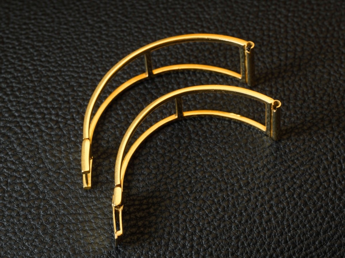 Vintage 18 mm Bangle Watch Bracelet 18K Gold