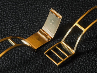 Vintage 18 mm Bangle Watch Bracelet 18k Gold