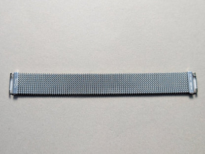 Vintage 18 mm Tessuflex Flexible Steel Milanaise Mesh Bracelet Strap / Bracelet