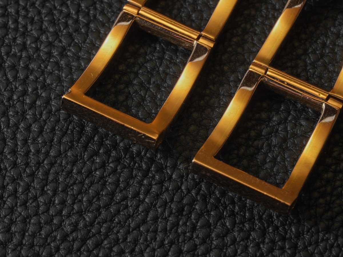 Vintage 18mm Ladder Watch Bracelet 18k Gold