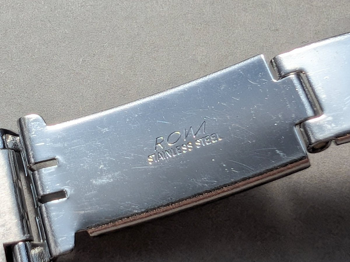 Vintage 20 mm ROWI Steel Bracelet Sporty Strap / Bracelet
