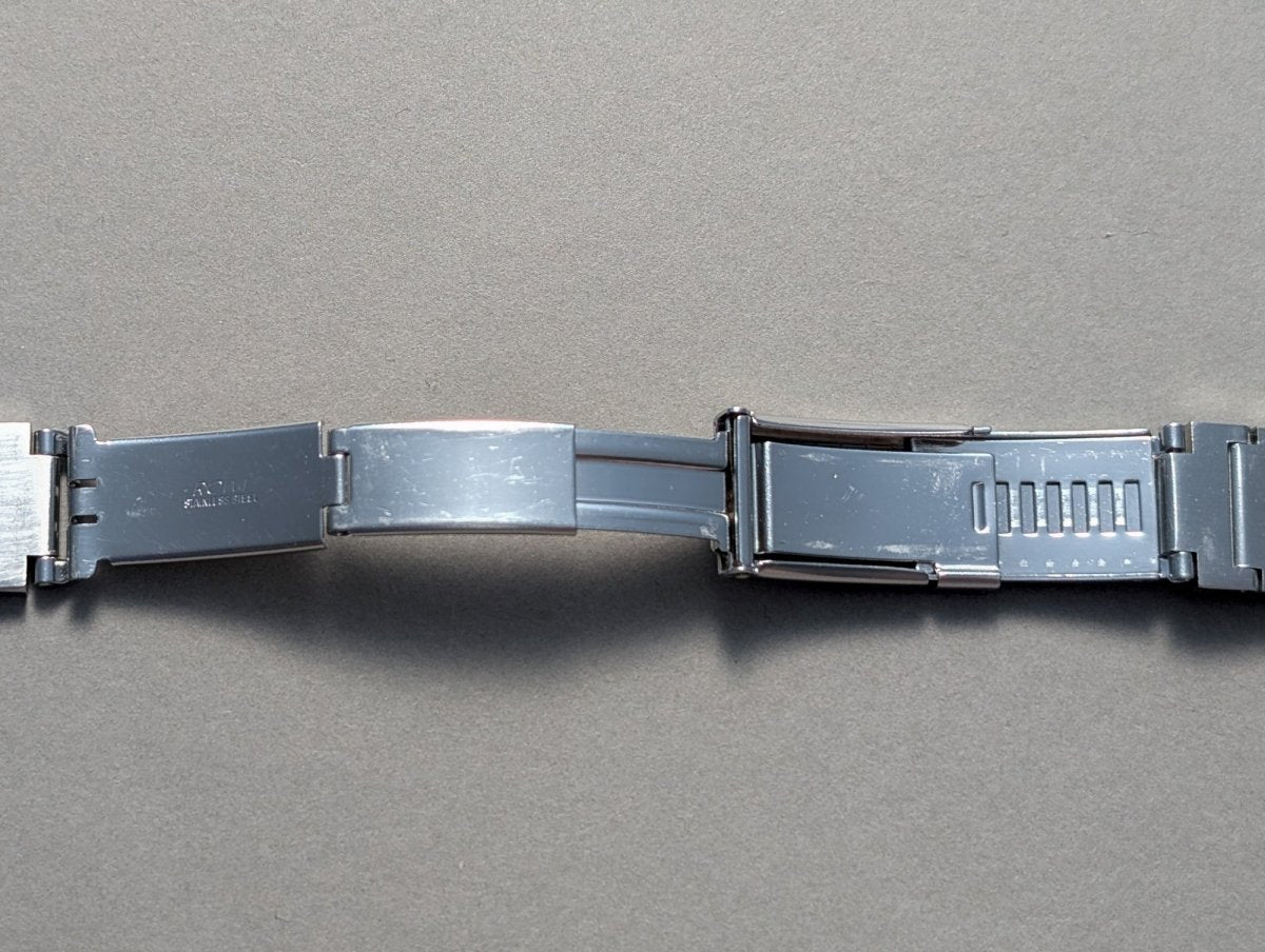 Vintage 20 mm ROWI Steel Bracelet Sporty Strap / Bracelet