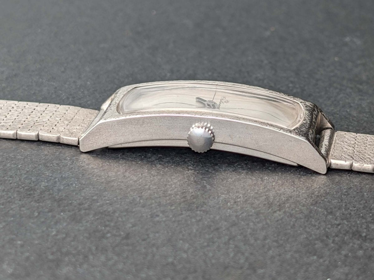 Vintage Crisitine Curvex - Silver - Florentine Finish