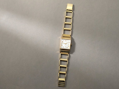 Vintage Ladder Watch Bracelet 14k Gold 17 mm Strap / Bracelet