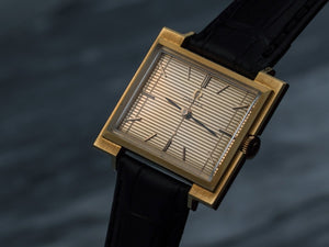 Vintage Omega 18k Gold Rectangular Case "Louvre" Dial 111.029
