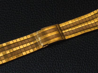 Watch Bracelet 18K Gold 18 mm Striped