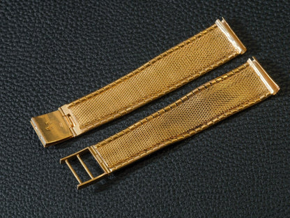 Watch Bracelet 18K Gold 18 mm Striped