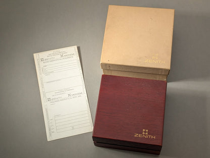 Zenith El Primero Chronograph 06.0050.400 18K White Dial Wristwatch