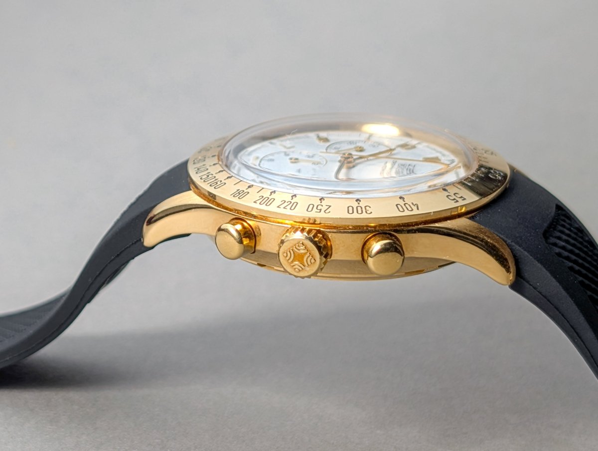 Zenith El Primero Chronograph 06.0050.400 18K White Dial Wristwatch